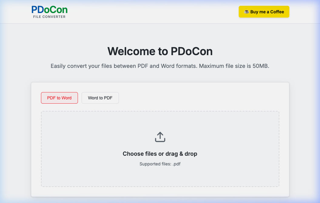 PDoCon - Professional Document Converter